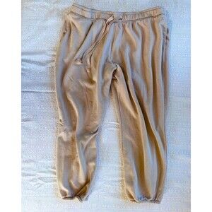 Xersion Joggers Womens 2X Rose Fleece Sweatpants Elastic Cuff Oversized Lounge